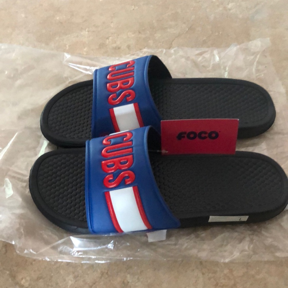 Chicago Cubs Raised Word mark Slide
